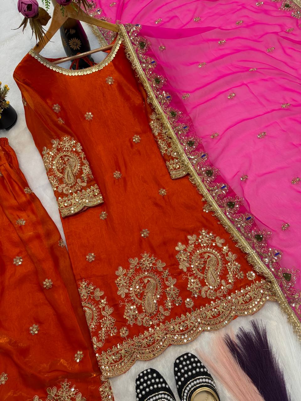 Neo-Classic Sage Couture Salwar Suit